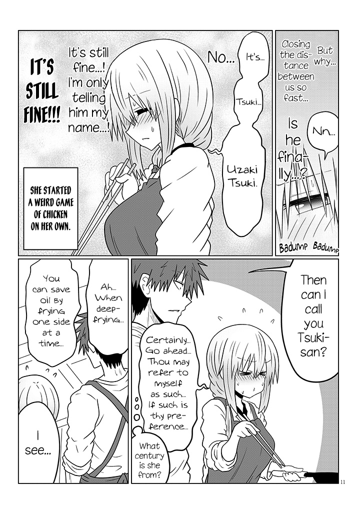 Uzaki-Chan Wa Asobitai! - Chapter 45: Kouhai And Cooking Training 3