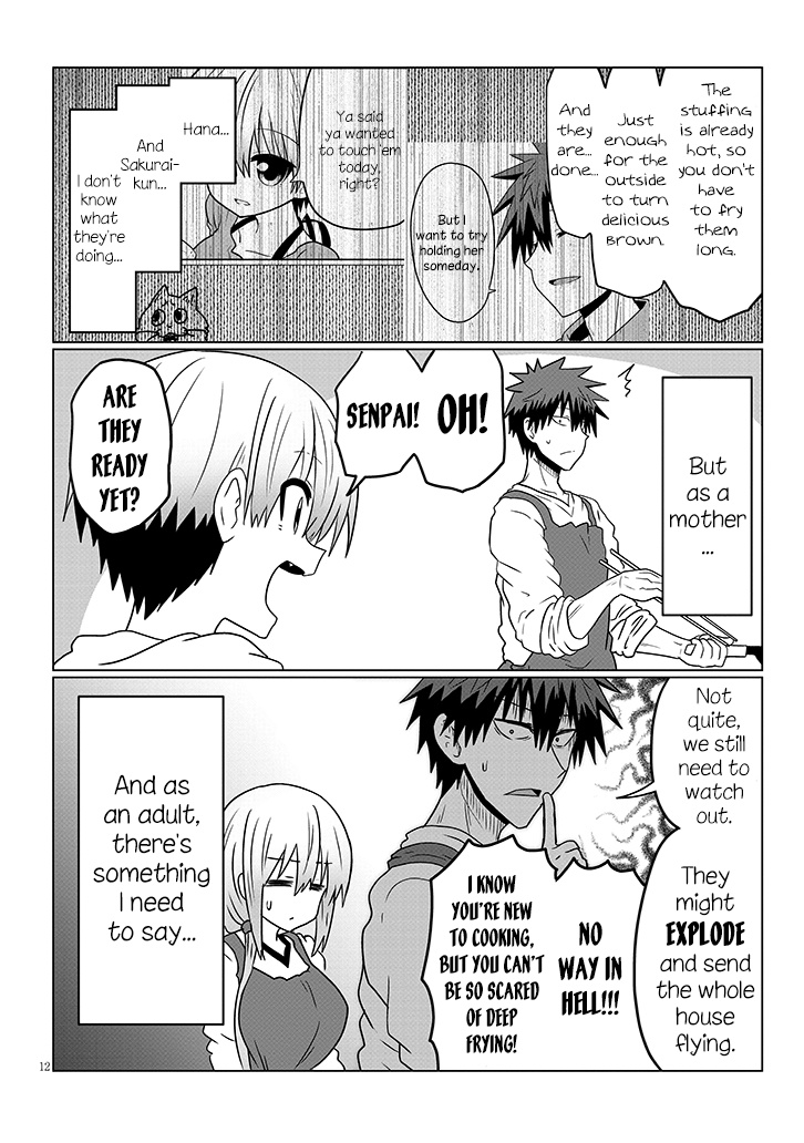 Uzaki-Chan Wa Asobitai! - Chapter 45: Kouhai And Cooking Training 3