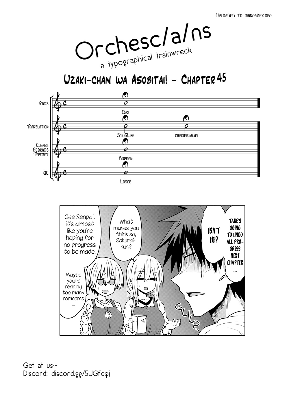 Uzaki-Chan Wa Asobitai! - Chapter 45: Kouhai And Cooking Training 3