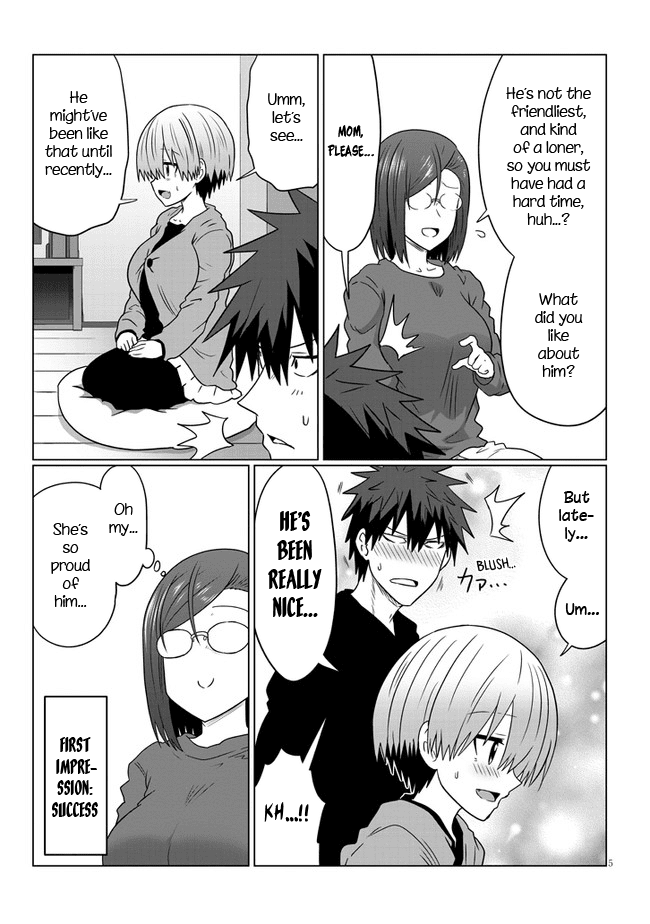 Uzaki-Chan Wa Asobitai! - Chapter 76: Kouhai And Mother