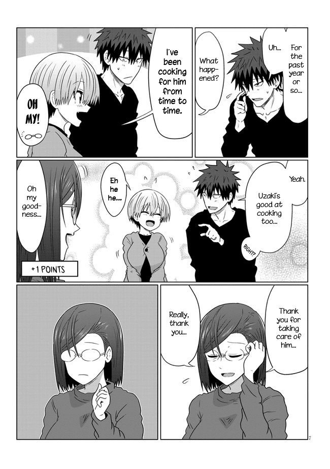 Uzaki-Chan Wa Asobitai! - Chapter 76: Kouhai And Mother