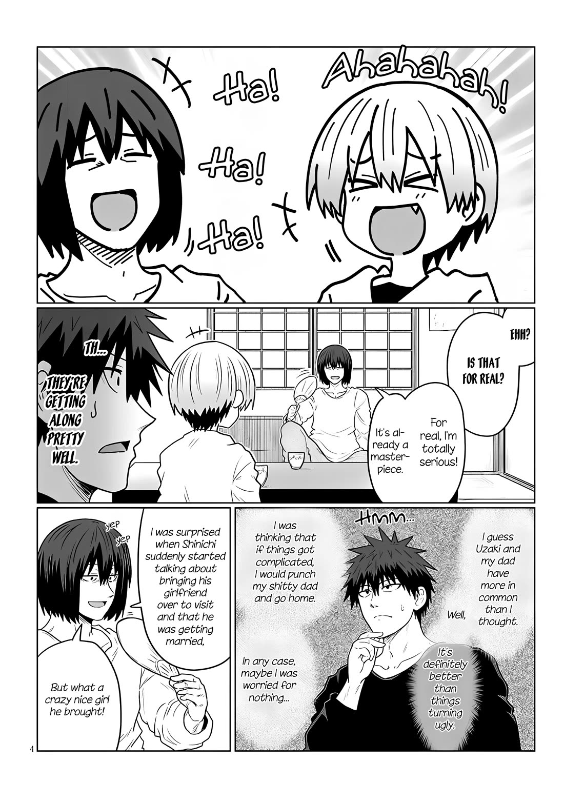 Uzaki-Chan Wa Asobitai! - Chapter 118: Kouhai And Father