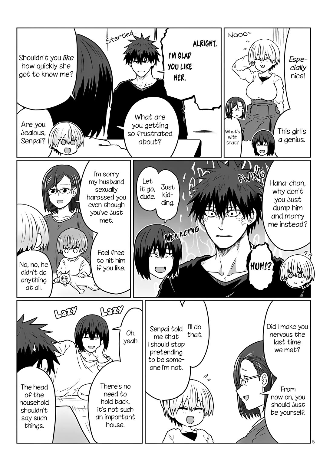 Uzaki-Chan Wa Asobitai! - Chapter 118: Kouhai And Father