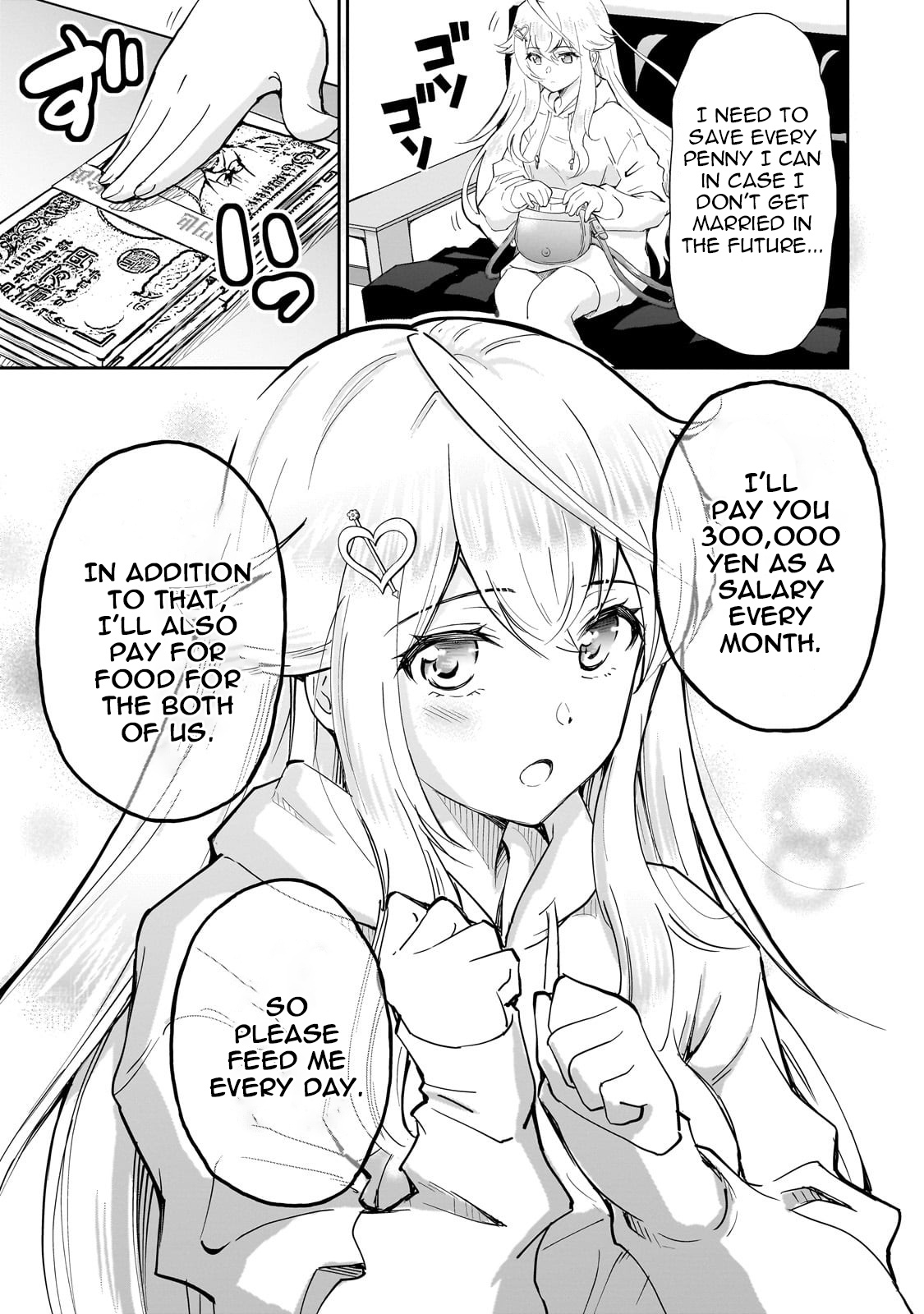 Isshou Hatarakitakunai Ore Ga Classmate No Daininki Idol Ni Natsukaretara - Chapter 3: Money = Power①