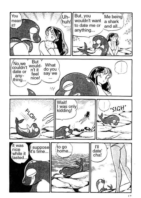 Urusei Yatsura - Vol.7 Chapter 145: I Want A Date By The Fickle Sea