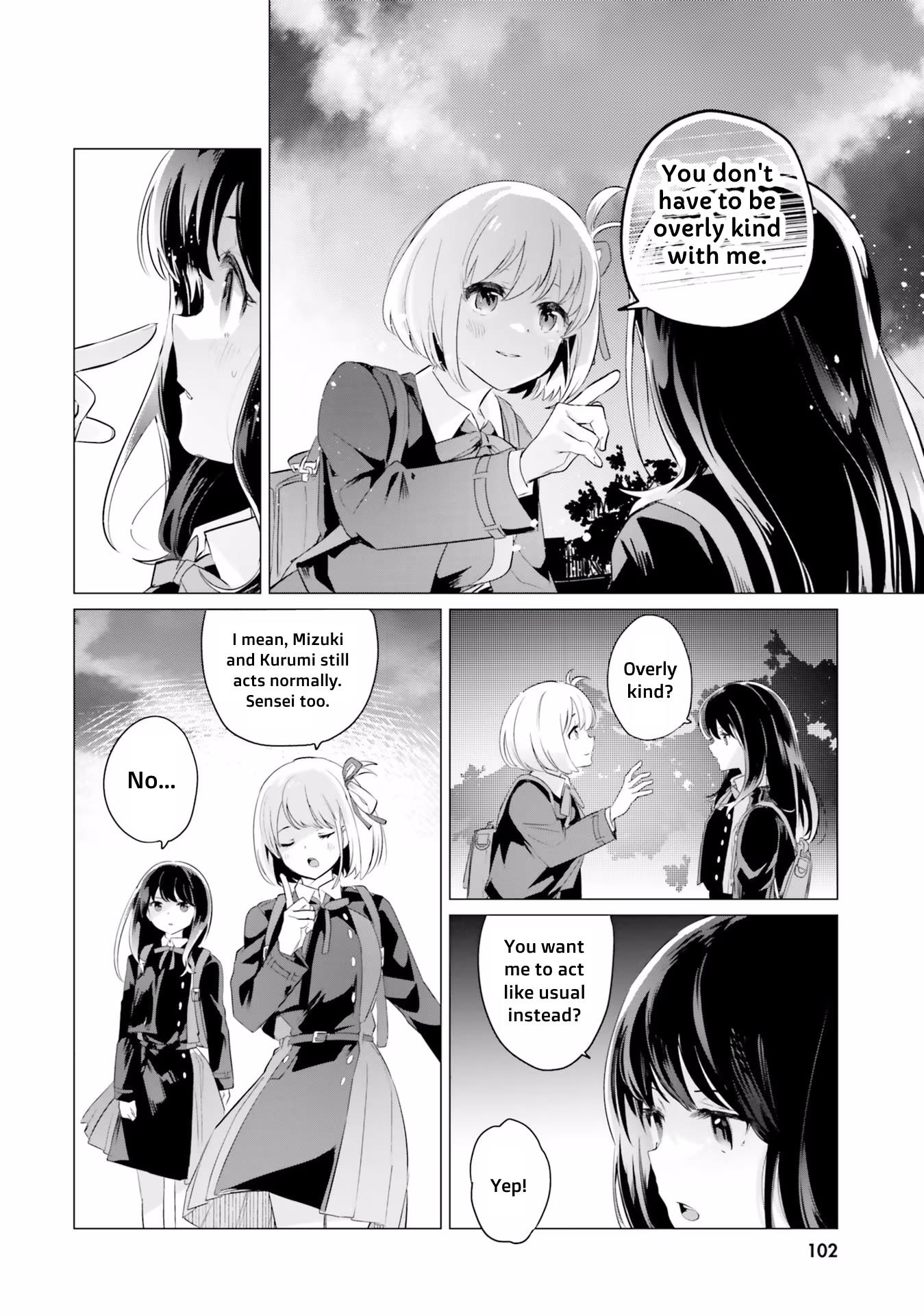 Lycoris Recoil Comic Anthology: Repeat - Vol.1 Chapter 8: Tag Of Kindness | Wakadori Nikomi