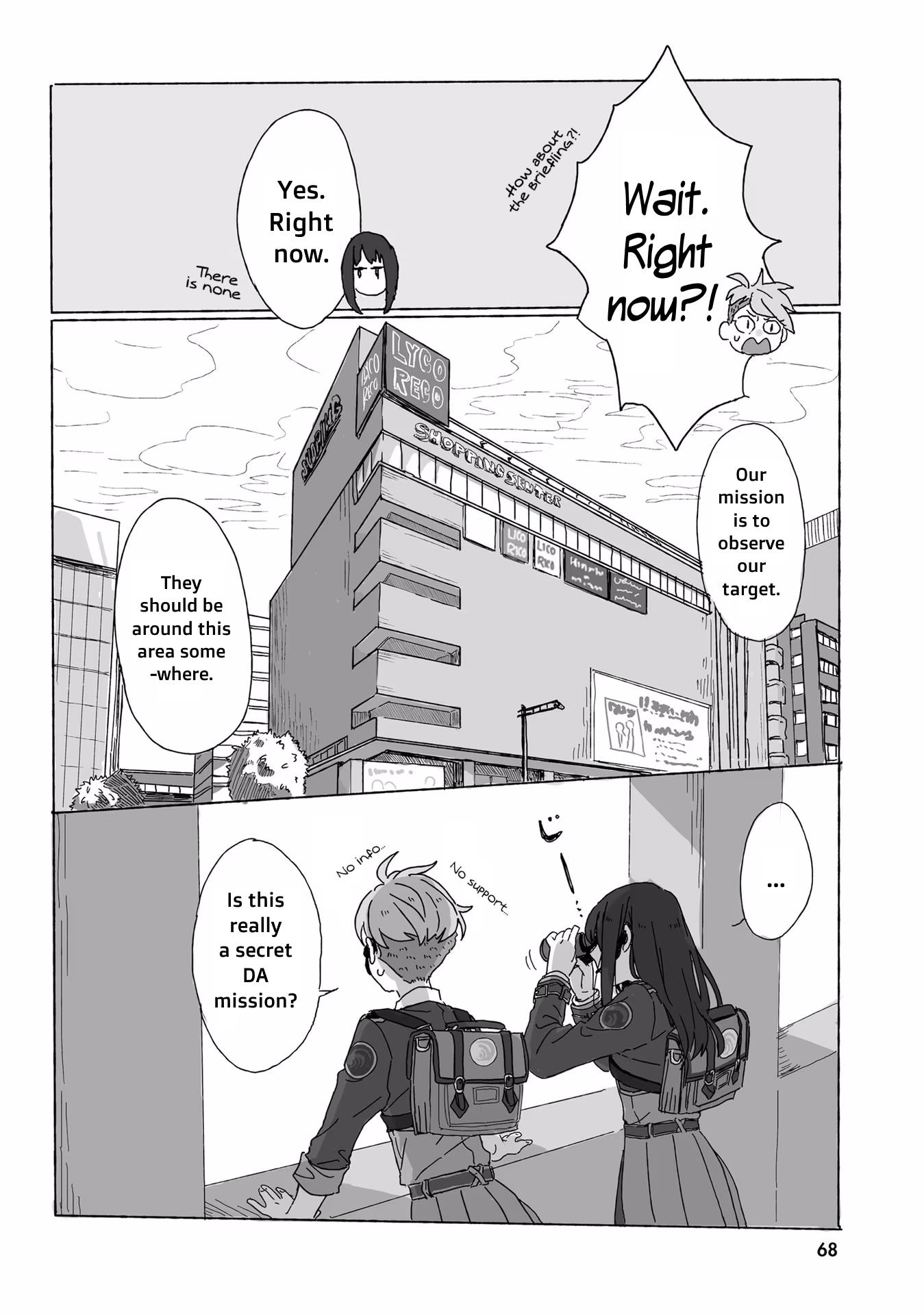 Lycoris Recoil Comic Anthology: Repeat - Vol.1 Chapter 6: The Seconds On A Stroll | Ree