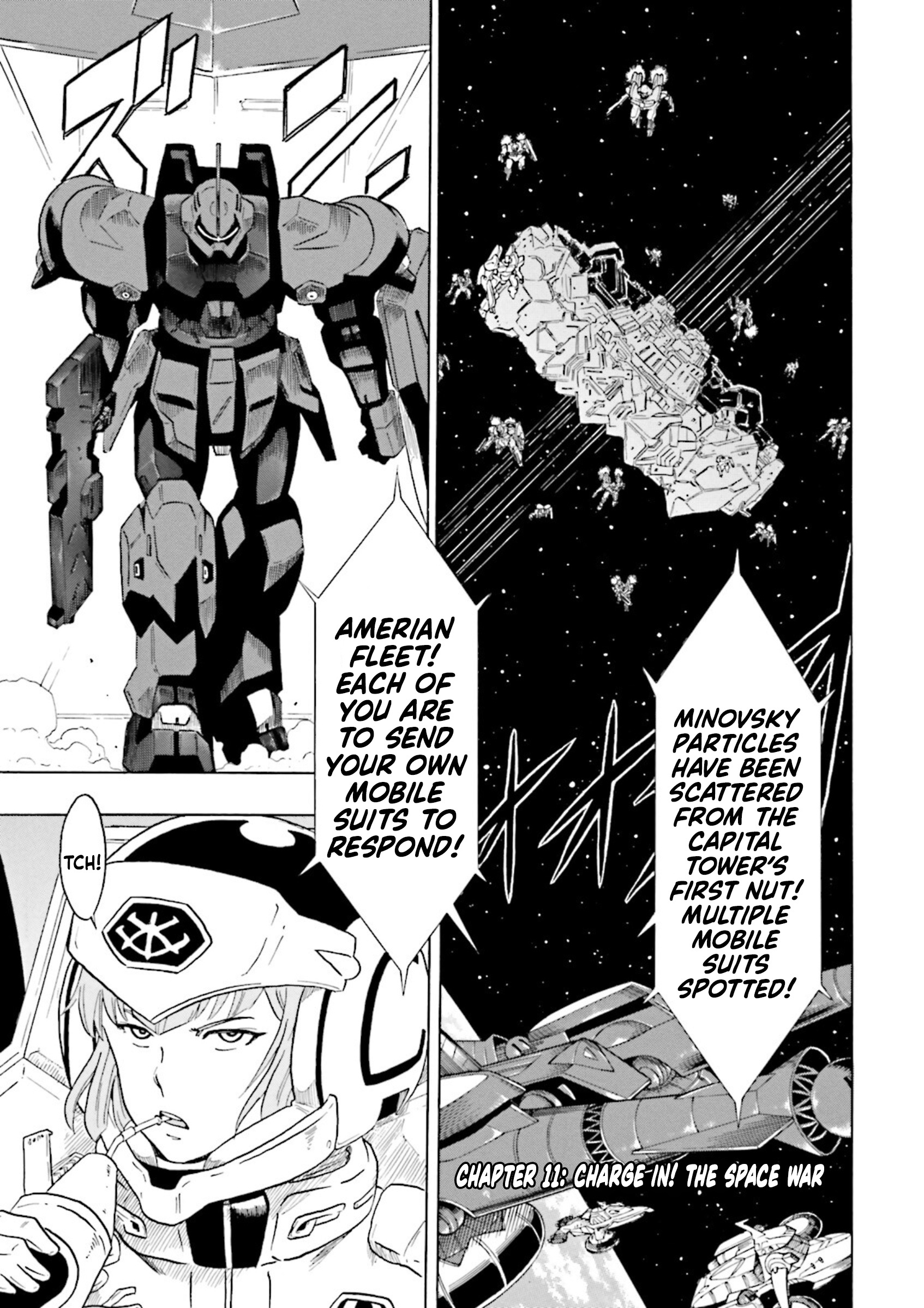 Gundam Reconguista In G - Vol.3 Chapter 11: Charge In! The Space War