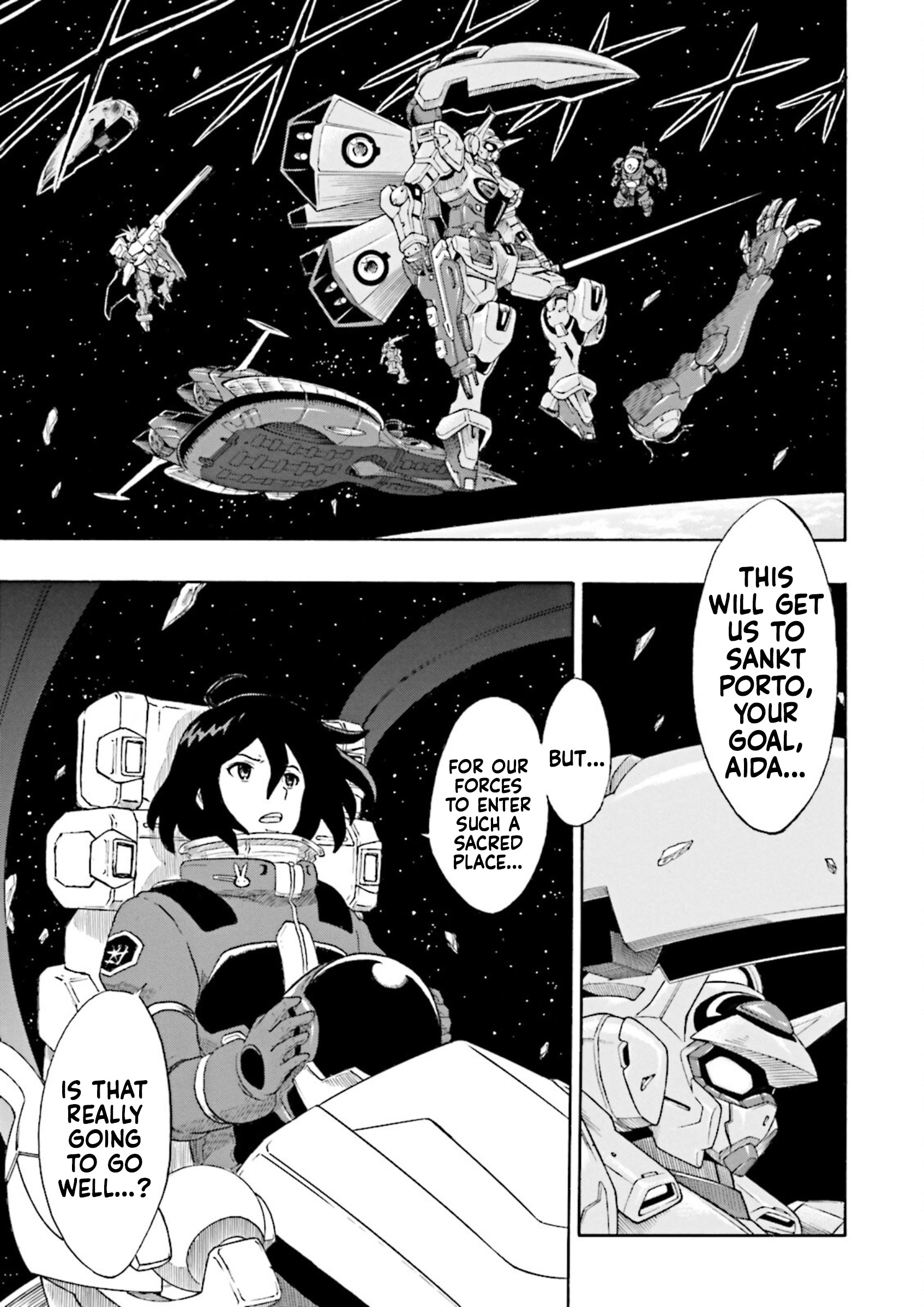 Gundam Reconguista In G - Vol.3 Chapter 11: Charge In! The Space War