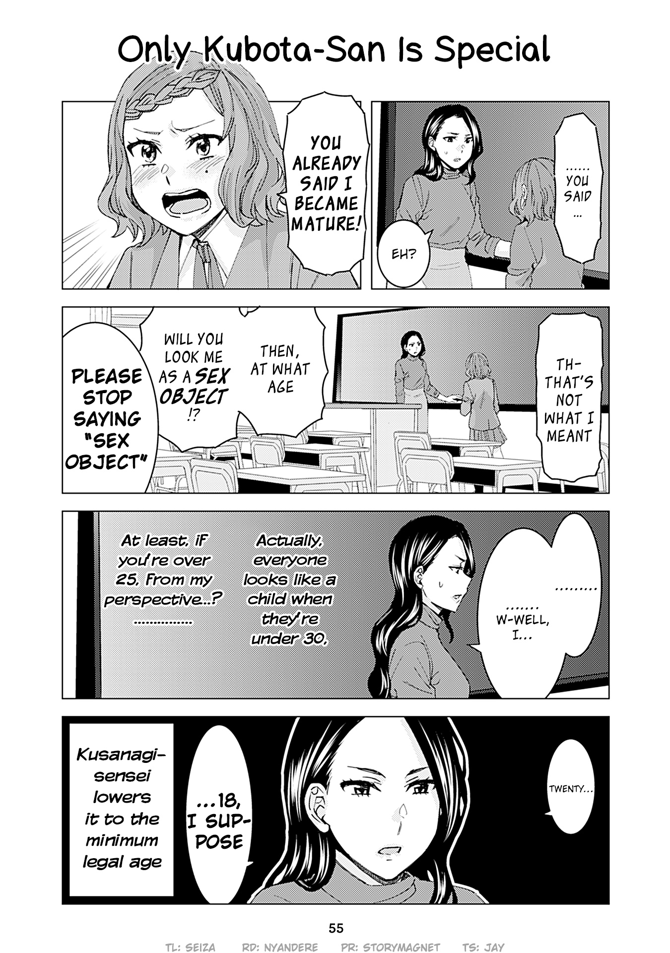 Kusanagi-Sensei Is Being Tested - Vol.2 Chapter 165: Only Kubota-San Is Special