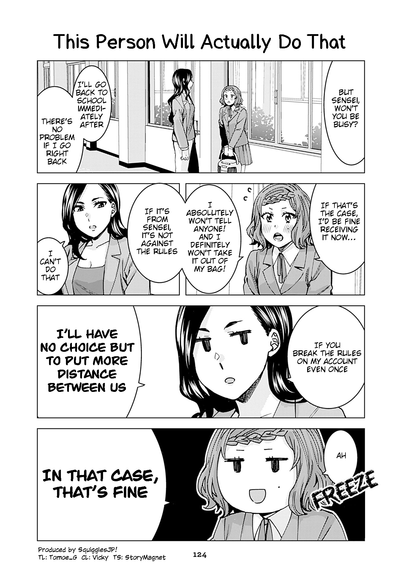 Kusanagi-Sensei Is Being Tested - Chapter 228: This Person Will Actually Do That