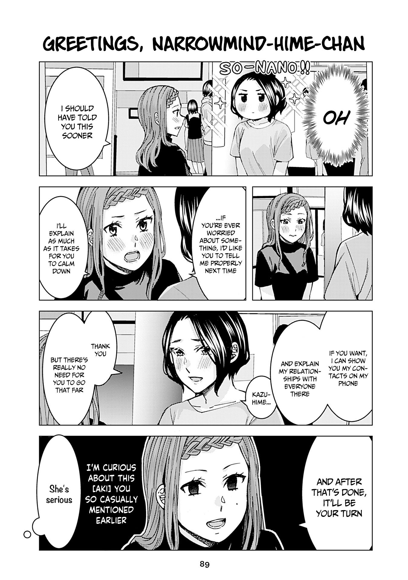 Kusanagi-Sensei Is Being Tested - Chapter 318: Greetings, Narrowmind-Hime-Chan