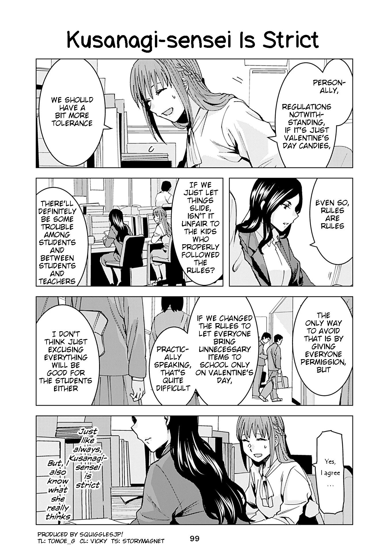 Kusanagi-Sensei Is Being Tested - Chapter 205: Kusanagi-Sensei Is Strict