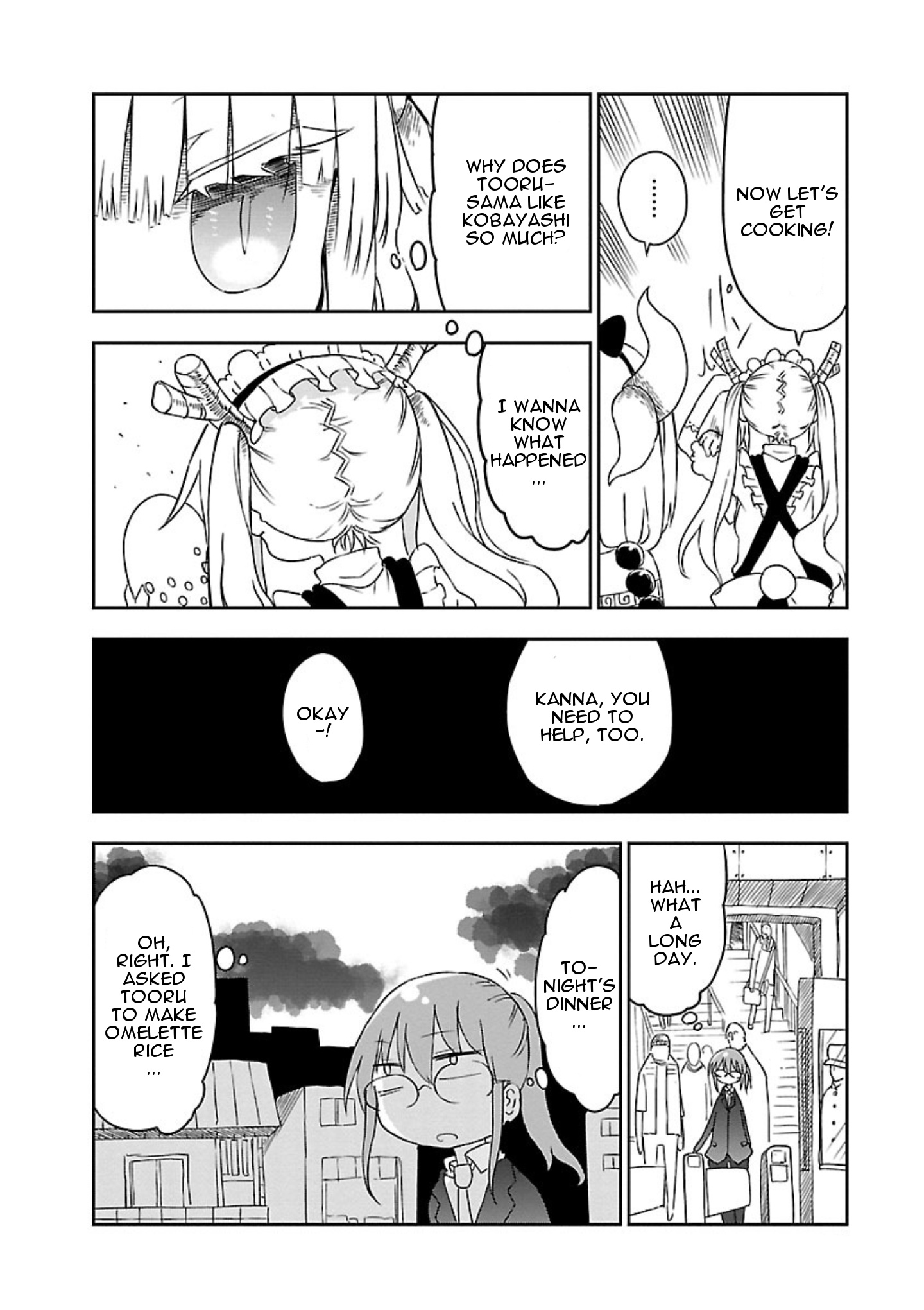 Kobayashi-San Chi No Maid Dragon - Chapter 12: Tooru And Omelette Rice