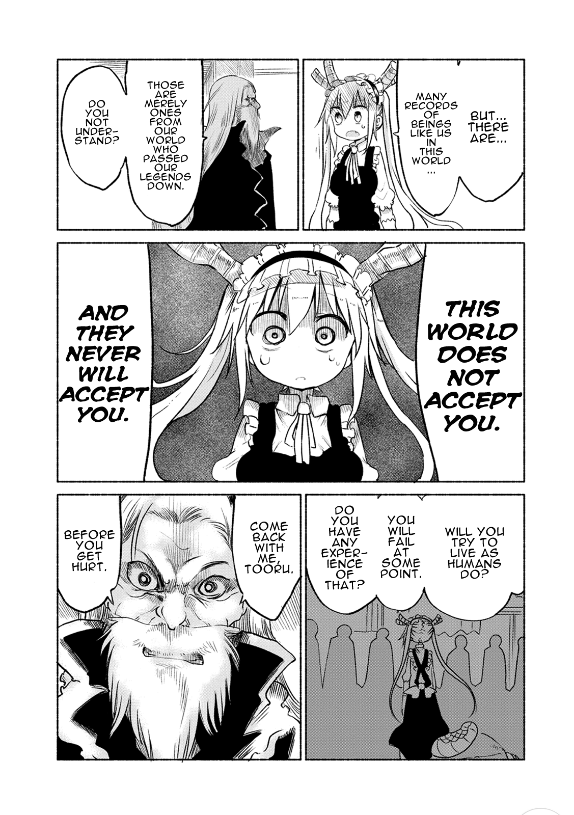 Kobayashi-San Chi No Maid Dragon - Chapter 20: Tooru And Father