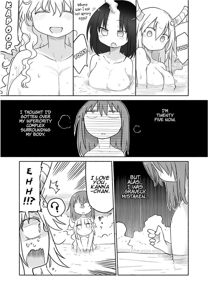 Kobayashi-San Chi No Maid Dragon - Chapter 33 : Tooru And Hot Springs