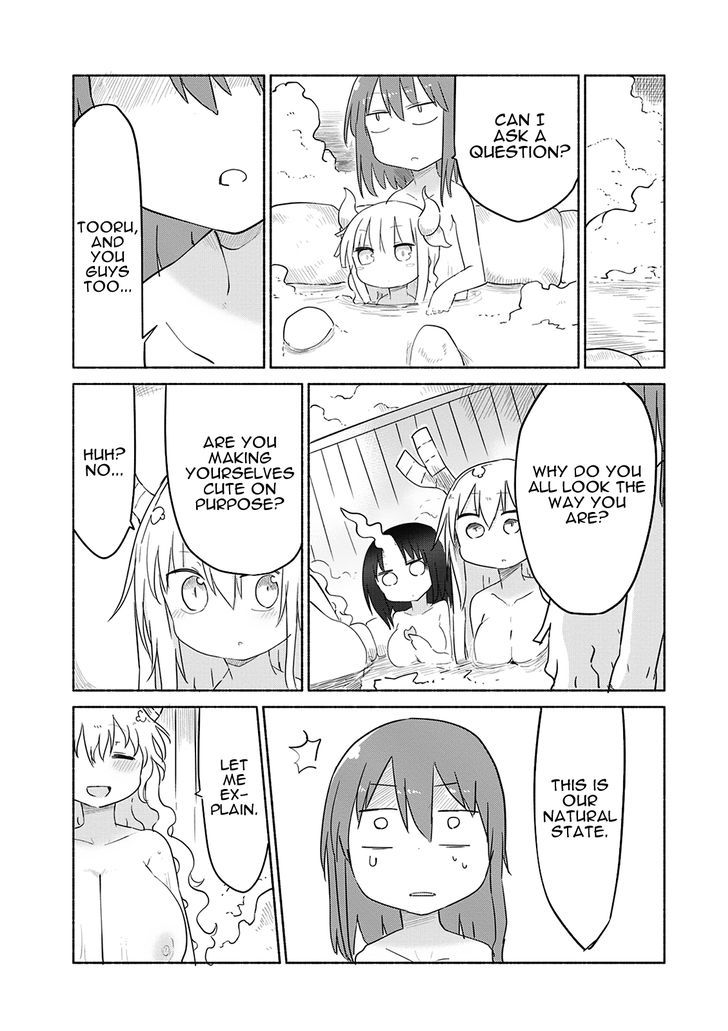 Kobayashi-San Chi No Maid Dragon - Chapter 33 : Tooru And Hot Springs