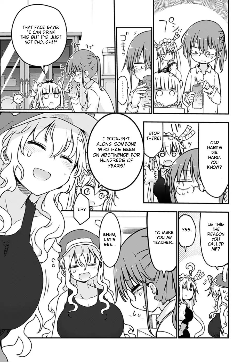 Kobayashi-San Chi No Maid Dragon - Chapter 68: Kobayashi And Abstinece