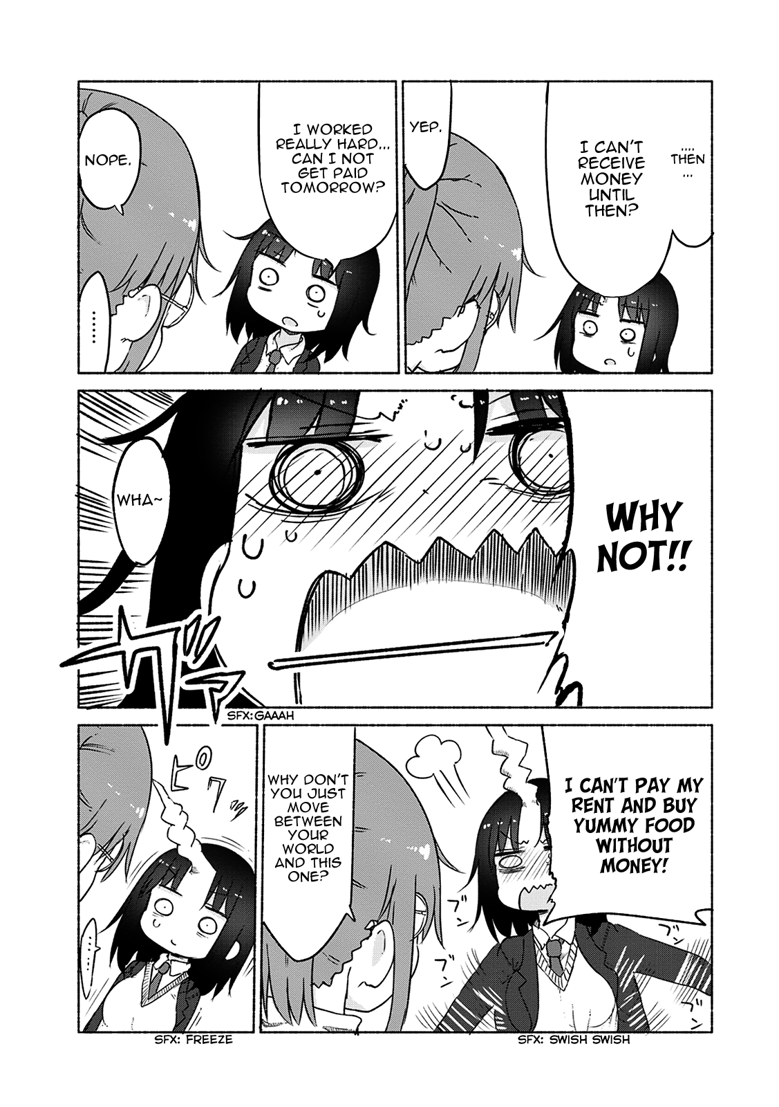 Kobayashi-San Chi No Maid Dragon - Chapter 25: Elma And Work