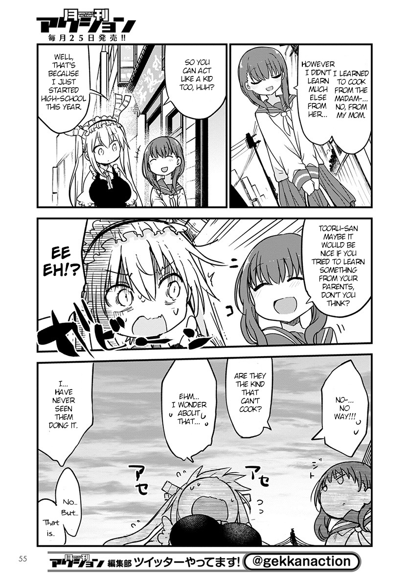 Kobayashi-San Chi No Maid Dragon - Chapter 80: Tooru And Menu