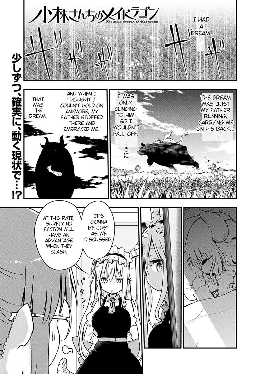 Kobayashi-San Chi No Maid Dragon - Chapter 73: Kanna And Leaving Letters