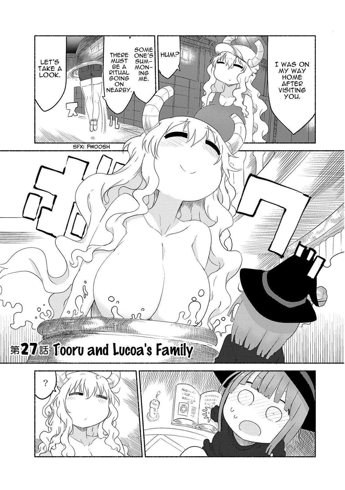 Kobayashi-San Chi No Maid Dragon - Chapter 27: Tooru And Lucoa S Family