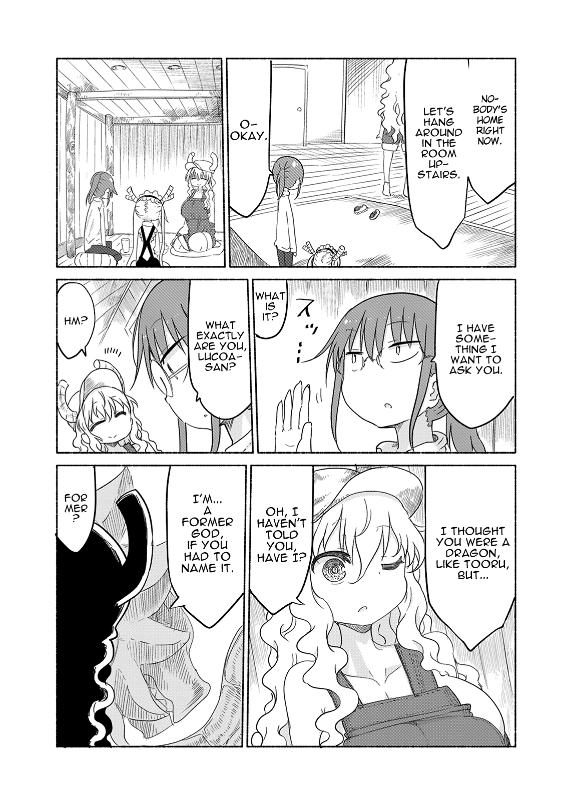 Kobayashi-San Chi No Maid Dragon - Chapter 27: Tooru And Lucoa S Family