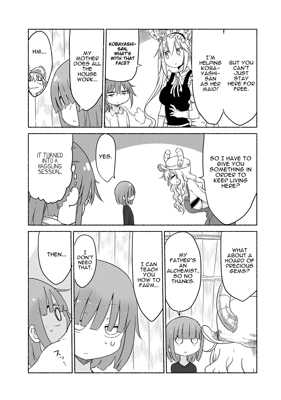 Kobayashi-San Chi No Maid Dragon - Chapter 27: Tooru And Lucoa S Family