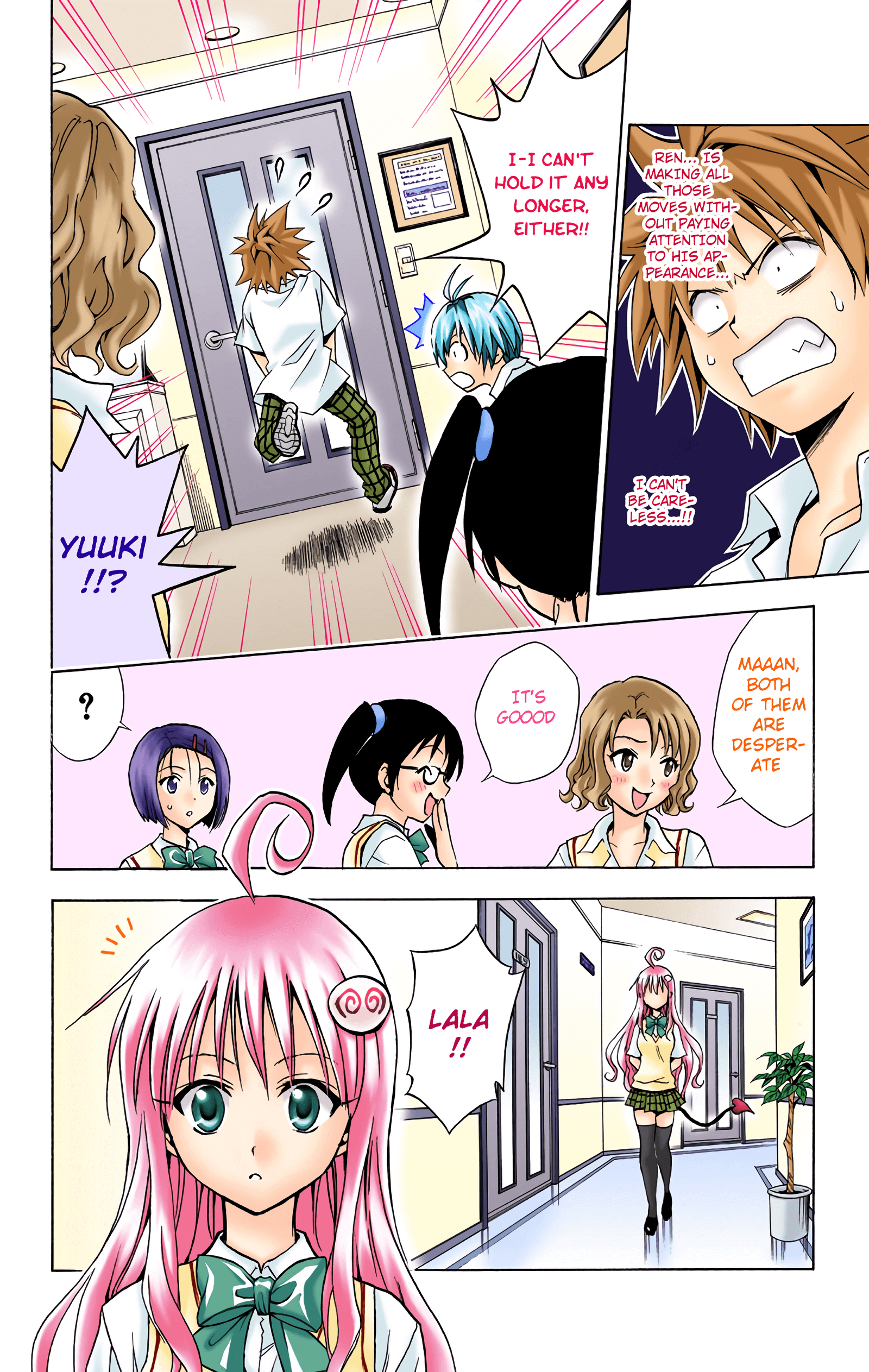 To Love-Ru - Digital Colored Comics - Vol.3 Chapter 23: Scramble For The Lips