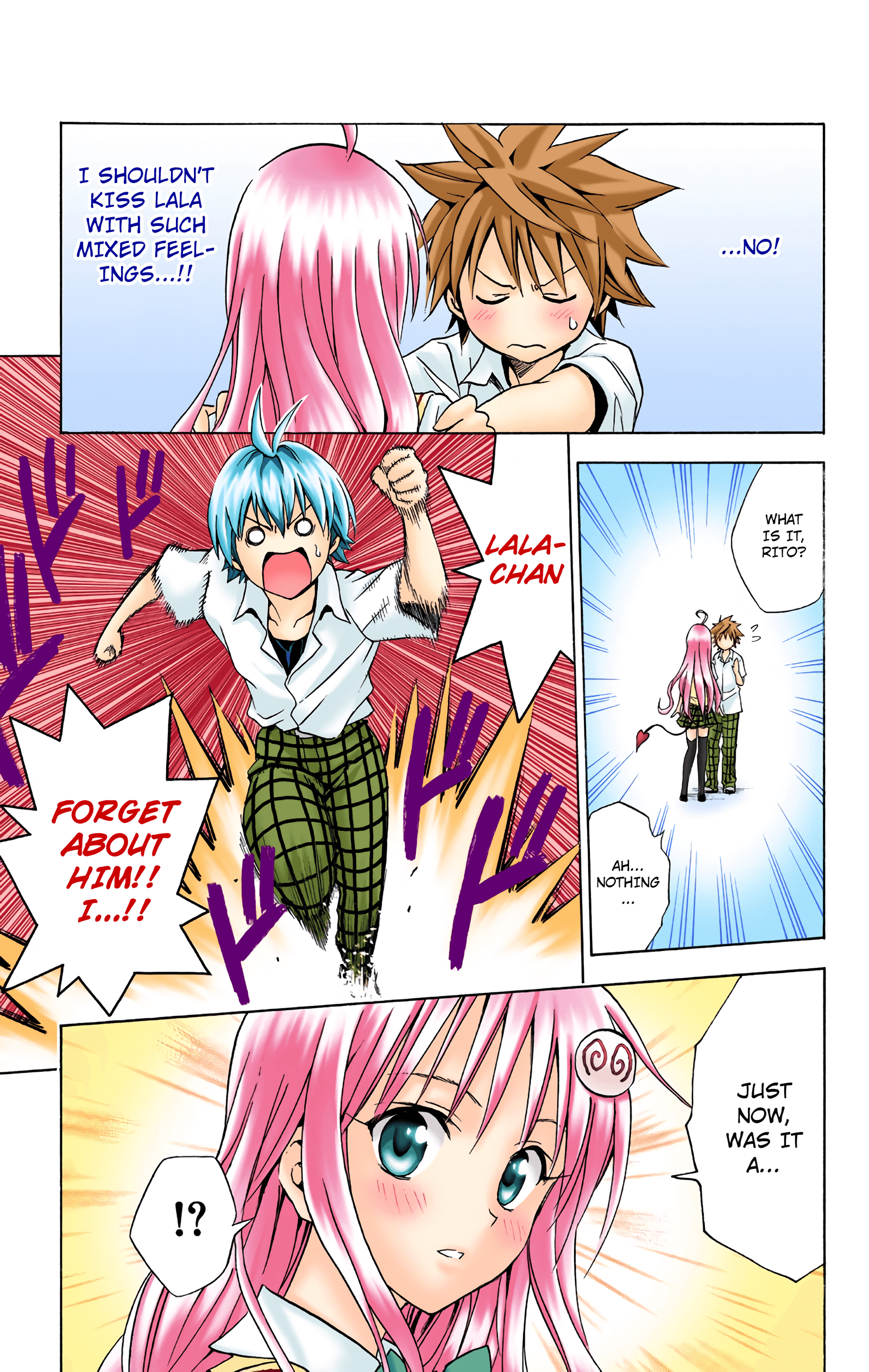 To Love-Ru - Digital Colored Comics - Vol.3 Chapter 23: Scramble For The Lips