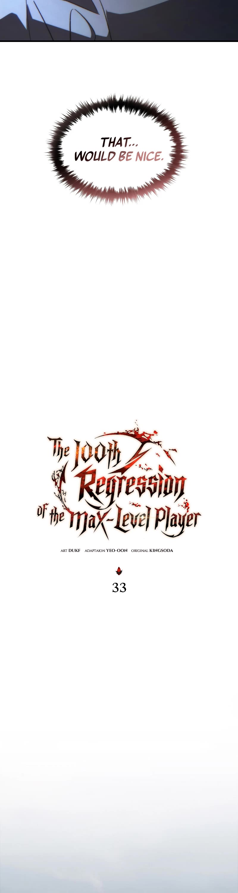 The Max-Level Player’S 100Th Regression - Chapter 33