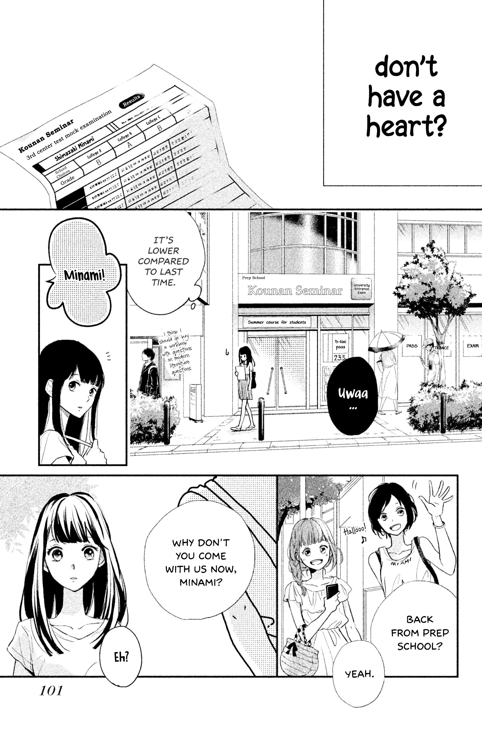 Atashi, Kiss Shita. - Vol.2 Chapter 7: Kiss 3 - Blue