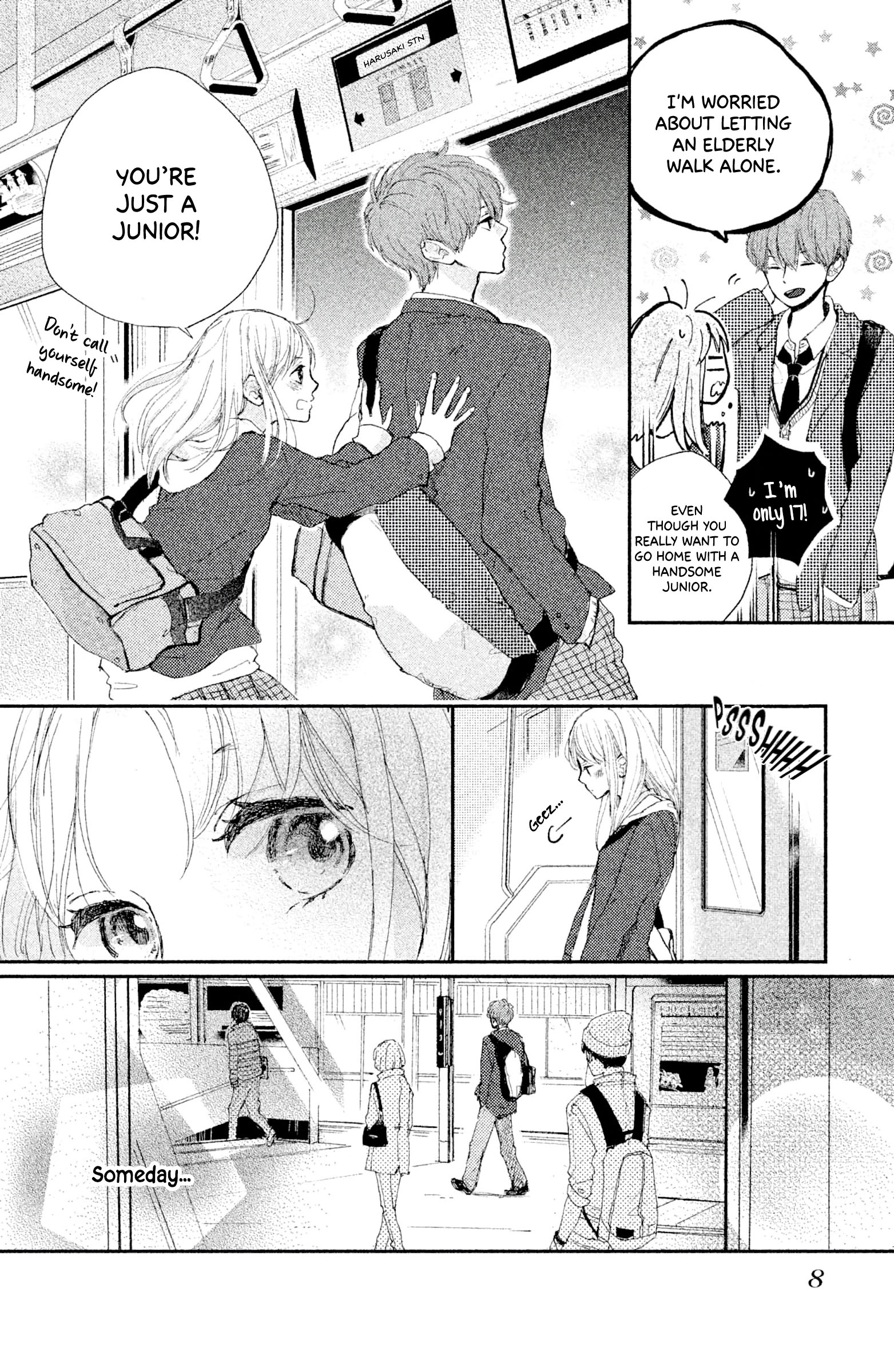 Atashi, Kiss Shita. - Vol.2 Chapter 5: Kiss 1 - Sea-Colored Train