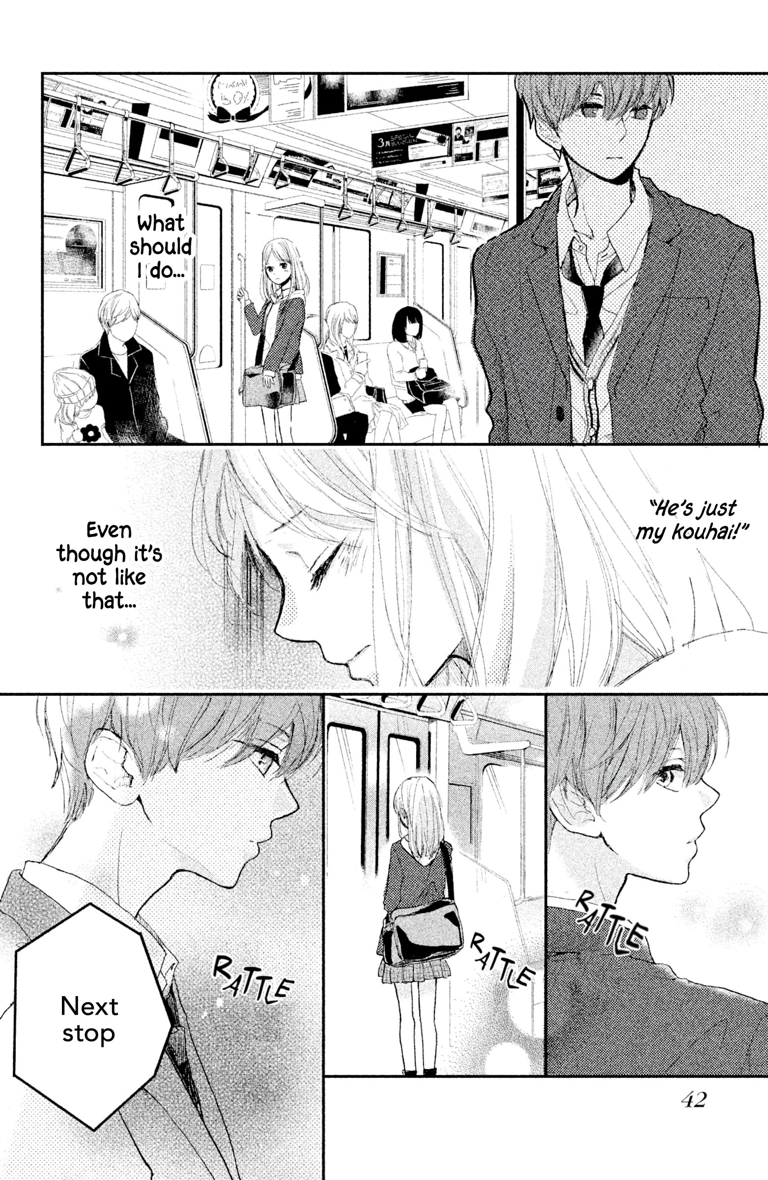 Atashi, Kiss Shita. - Vol.2 Chapter 5: Kiss 1 - Sea-Colored Train