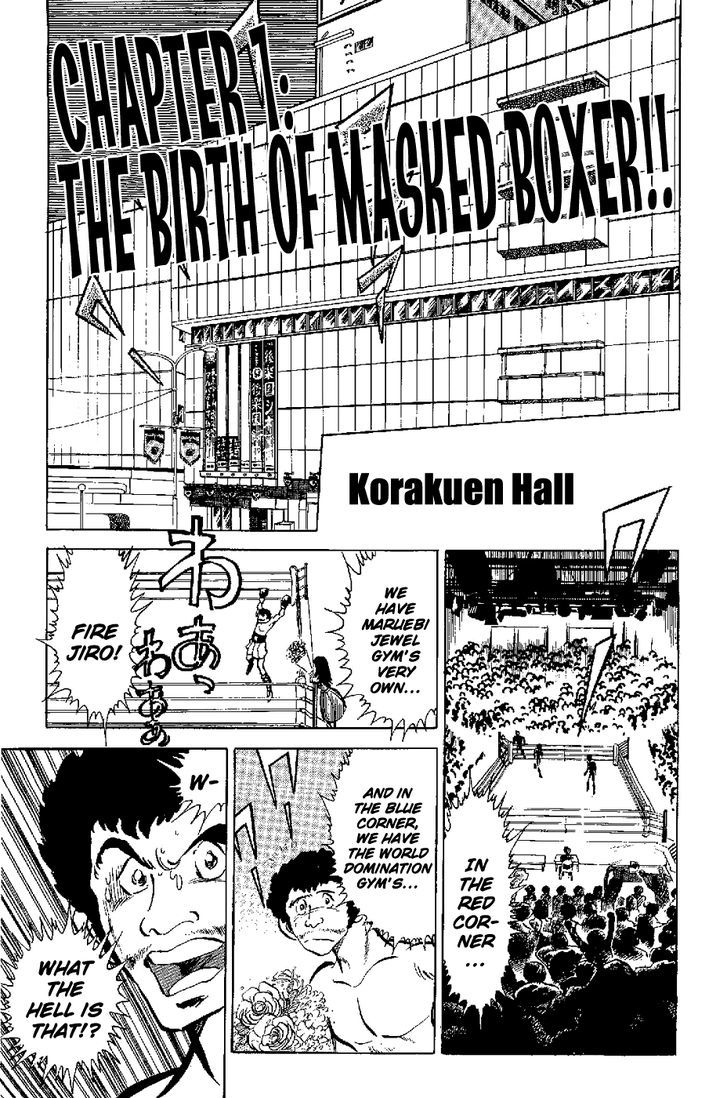 Kamen Boxer - Vol.1 Chapter 1 : The Birth Of Masked Boxer!!