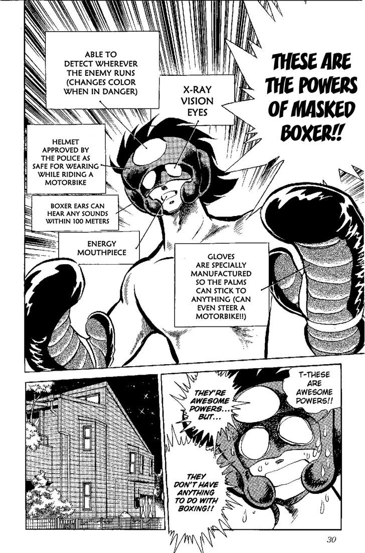 Kamen Boxer - Vol.1 Chapter 1 : The Birth Of Masked Boxer!!