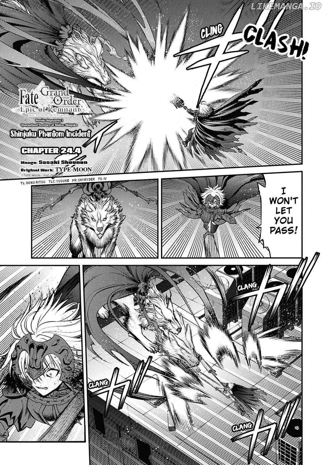 Fate/Grand Order: Epic Of Remnant - Pseudo-Singularity I: Quarantined Territory Of Malice, Shinjuku - Shinjuku Phantom Incident - Chapter 24.4