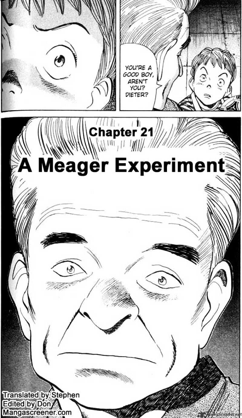 Monster - Chapter 21 : A Meager Experiment