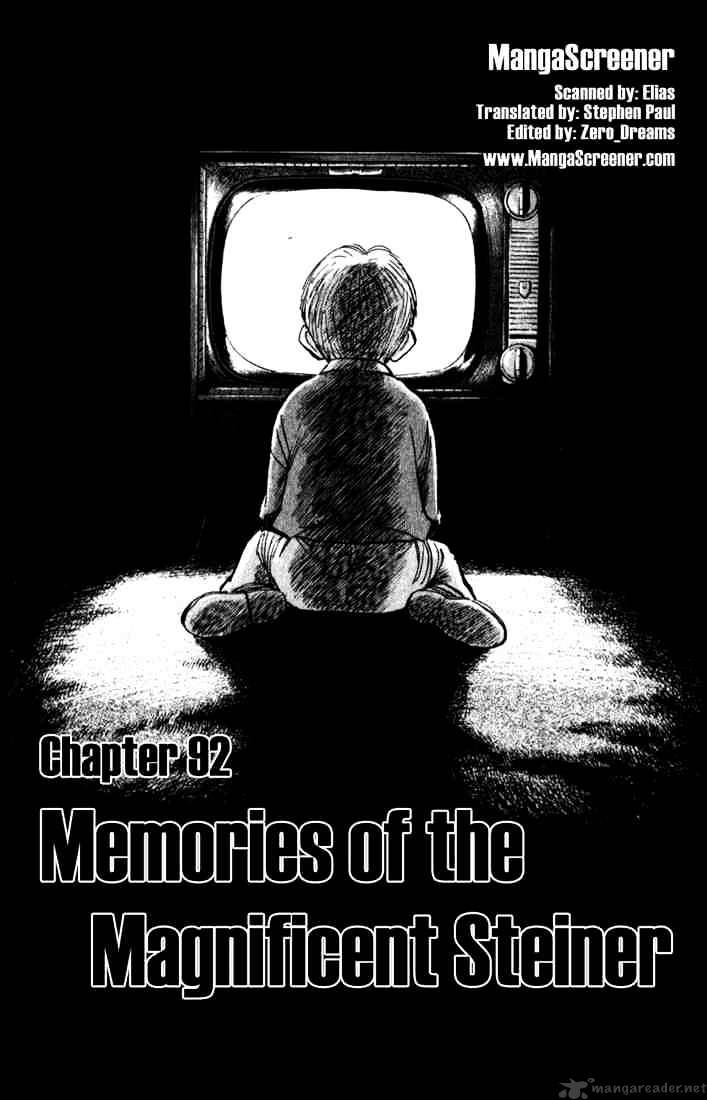 Monster - Chapter 92 : Memories Of The Magnificent Steiner