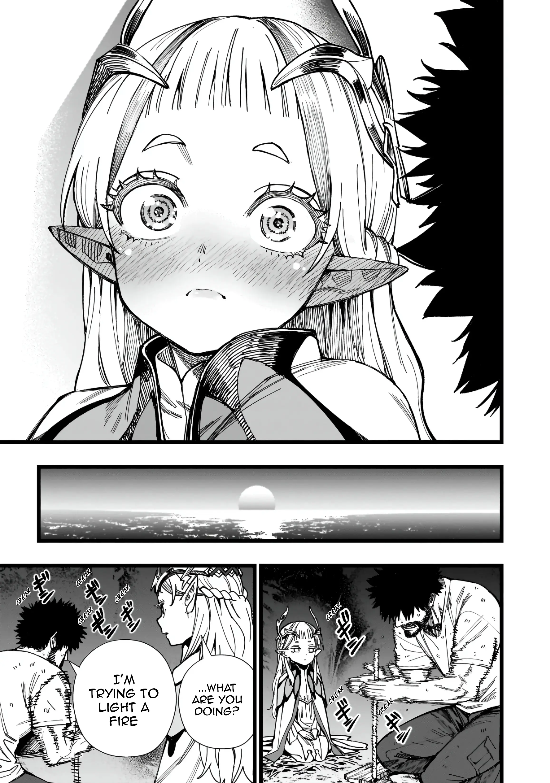 Senki Survival Saga: Isekai No Unmei O Kaketa Mujintou Fujun Iseikouyuu - Chapter 1: Man Meets Elf