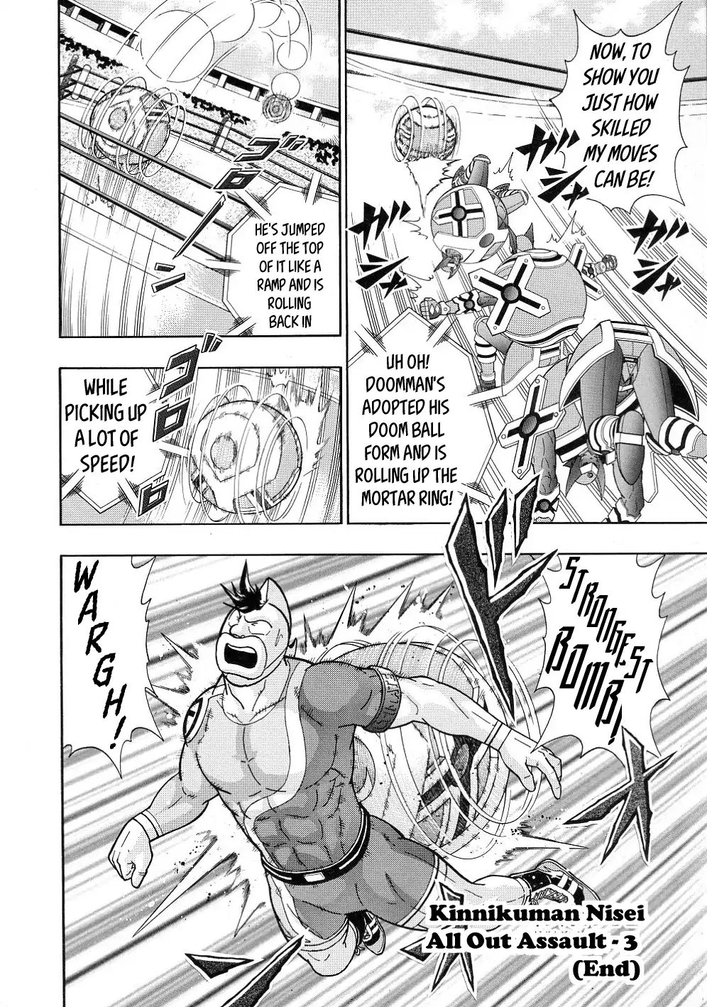 Kinnikuman Ii Sei: All Choujin Daishingeki - Vol.3 Chapter 43: Let The Mortar Ring Deathmatch Begin! [End]