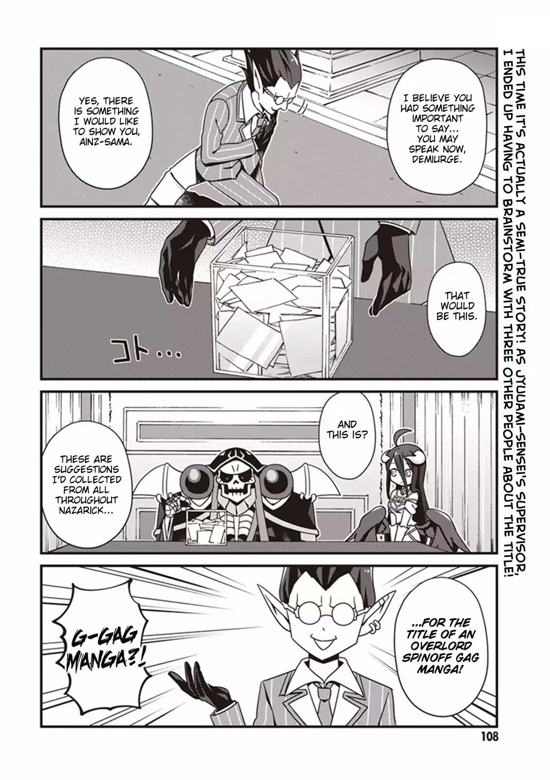 Overlord The Undead King Oh! - Chapter 6: Lets Come Up With A Title For This Comic