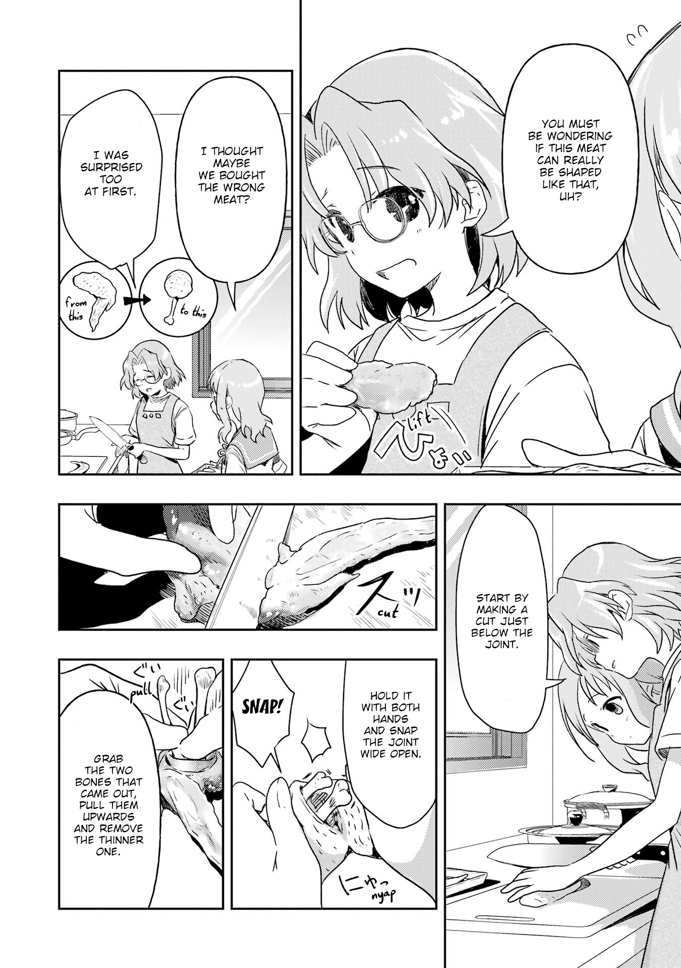 Someya Mako's Mahjong Parlor Food - Chapter 27: A Feast! The Vanishing Mystery Meat! ~ Juicy Fried Chicken Tulips ~