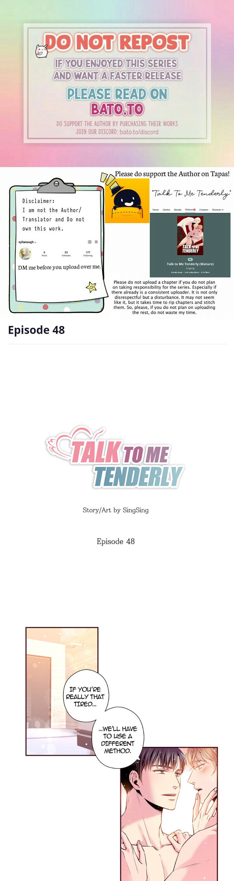 Talk To Me Tenderly - Chapter 48