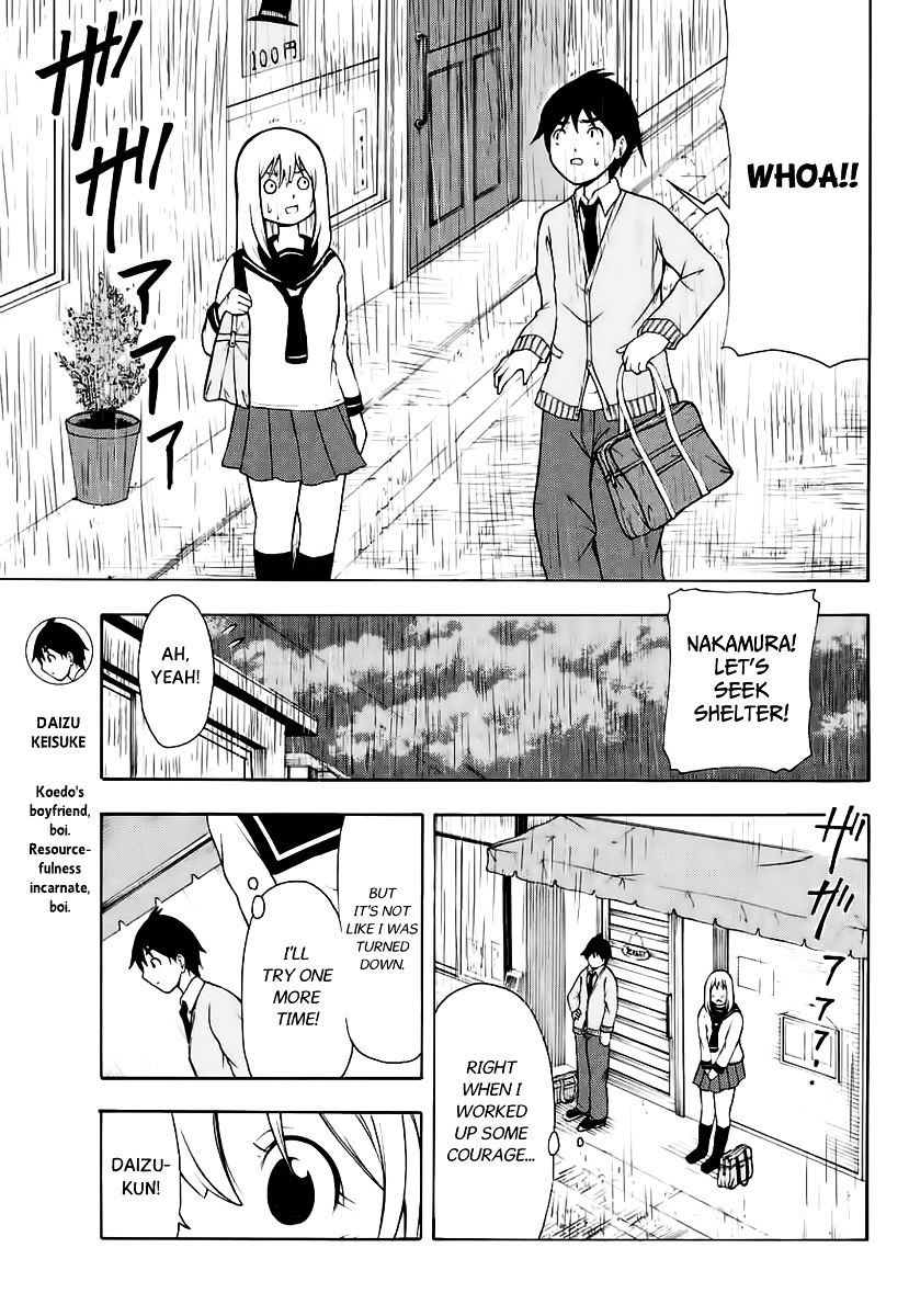 Nakamura Koedo To Daizu Keisuke Wa Umakuikanai - Chapter 14 : Seeking Shelter From The Rain Is Not Going Well.