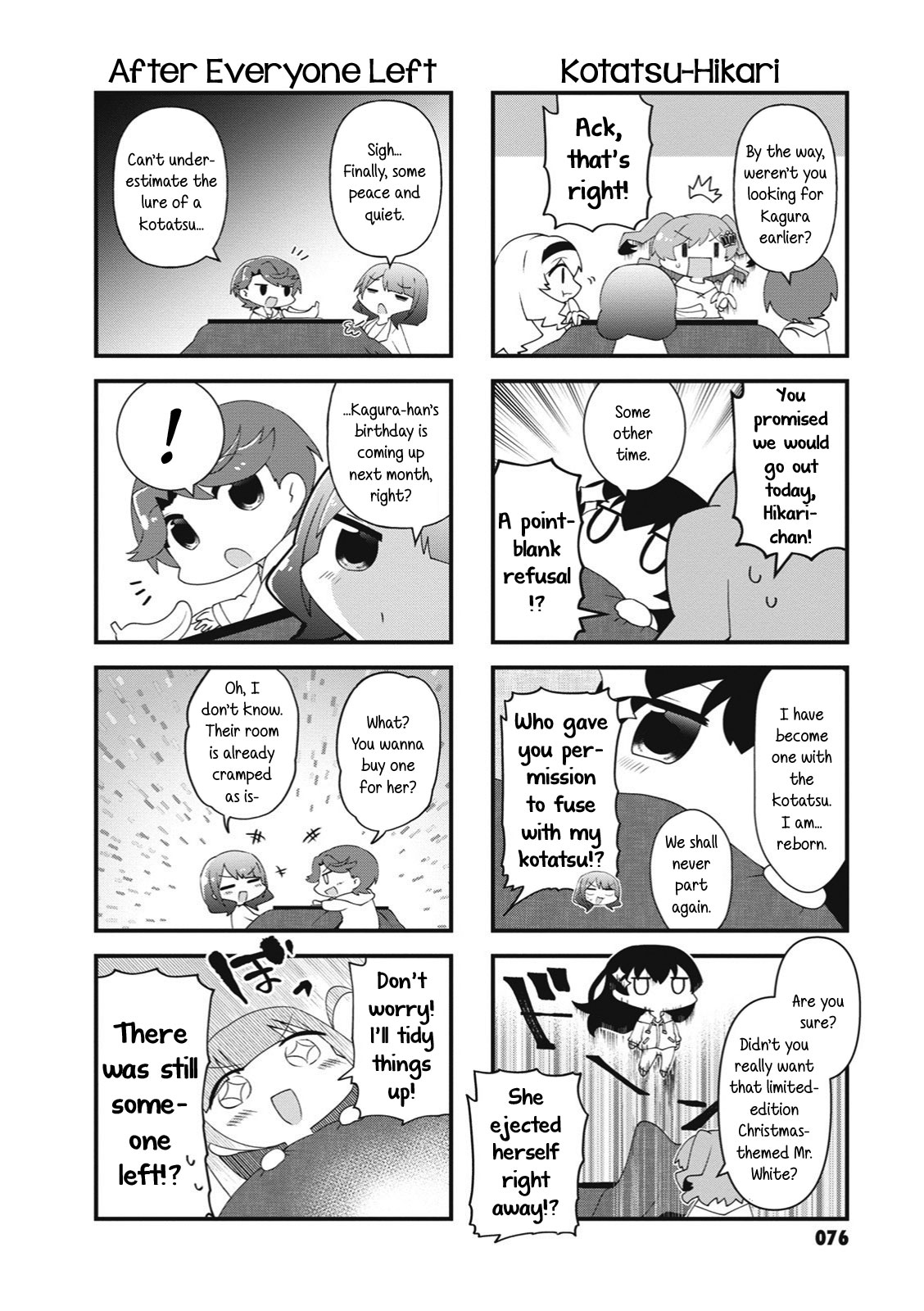 4-Koma Starlight - Chapter 24: Kotatsu And New Year's