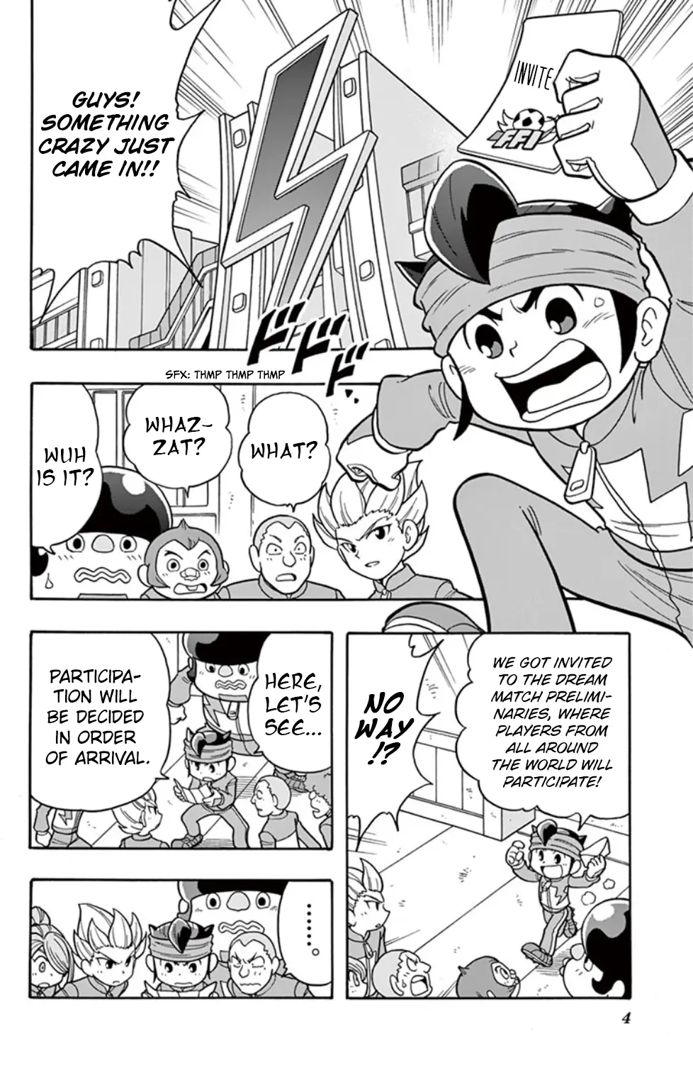 Inazuma Eleven: Baku Gaidenshuu - Vol.2 Chapter 9: Invitation To The Dream Match