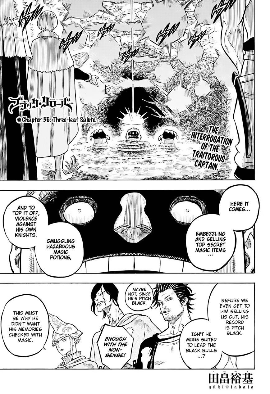 Black Clover - Chapter 56 : Three-Leaf Salute.