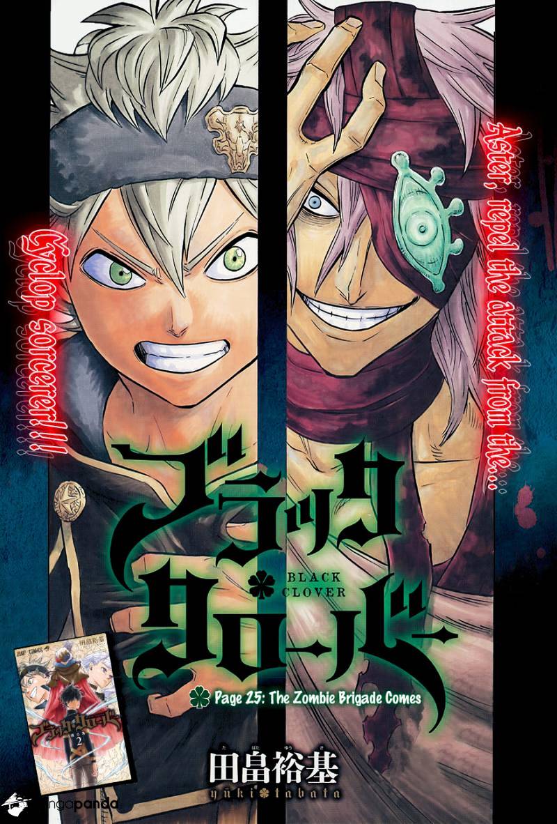 Black Clover - Chapter 25 : The Zombie Brigade Comes