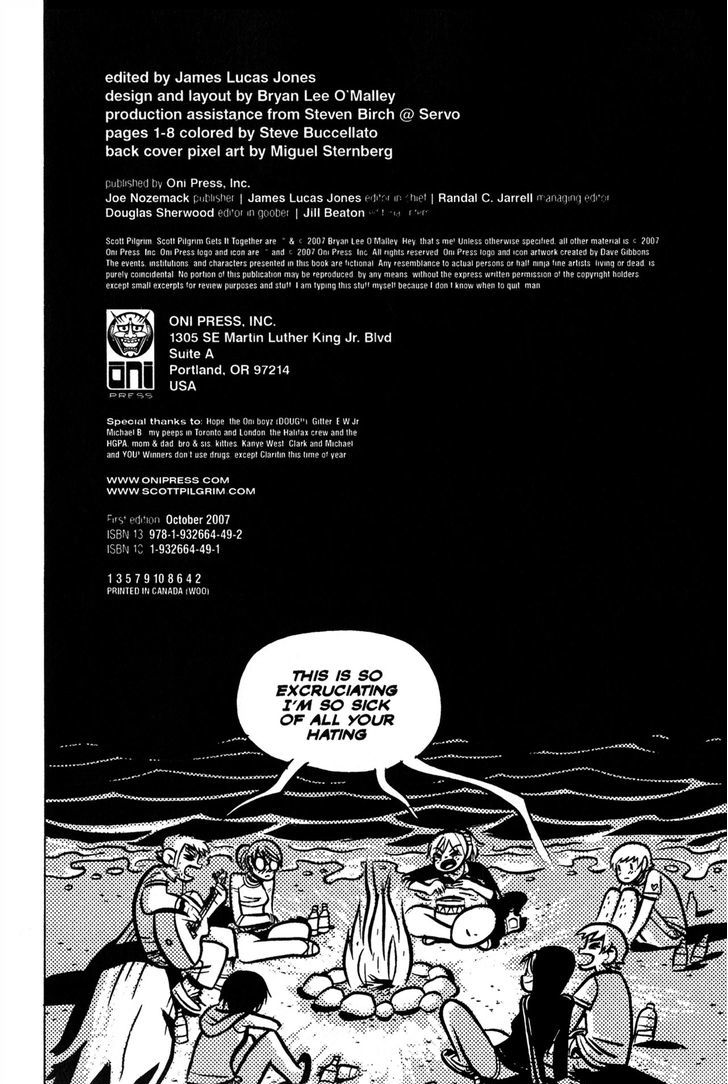 Scott Pilgrim - Vol.4 Chapter 19 : Two Months Off